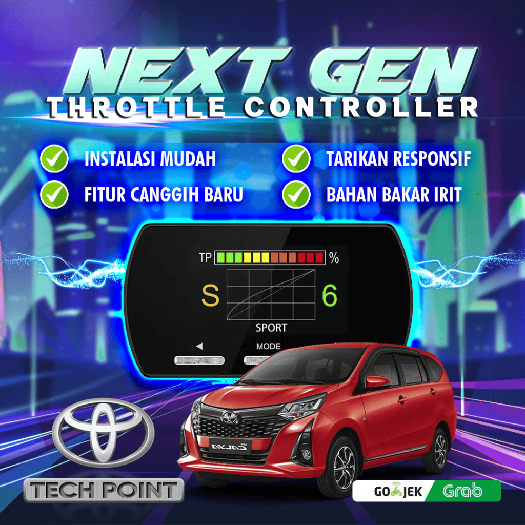 9 Drive Toyota New Calya Piggyback Throttle Controller Next Gen ECU Remap