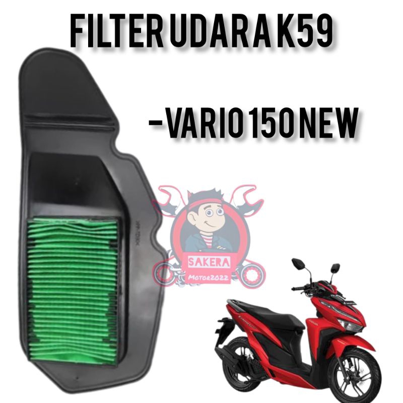 saringan udara K59/filter udara Vario 150 new 2018-2020/filter udara K59
