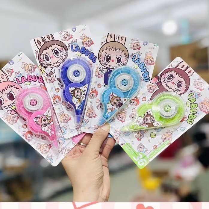 

CORRECTION TAPE LABUBU panjang / Tipe x labubu / Cortap labubu baru panjang