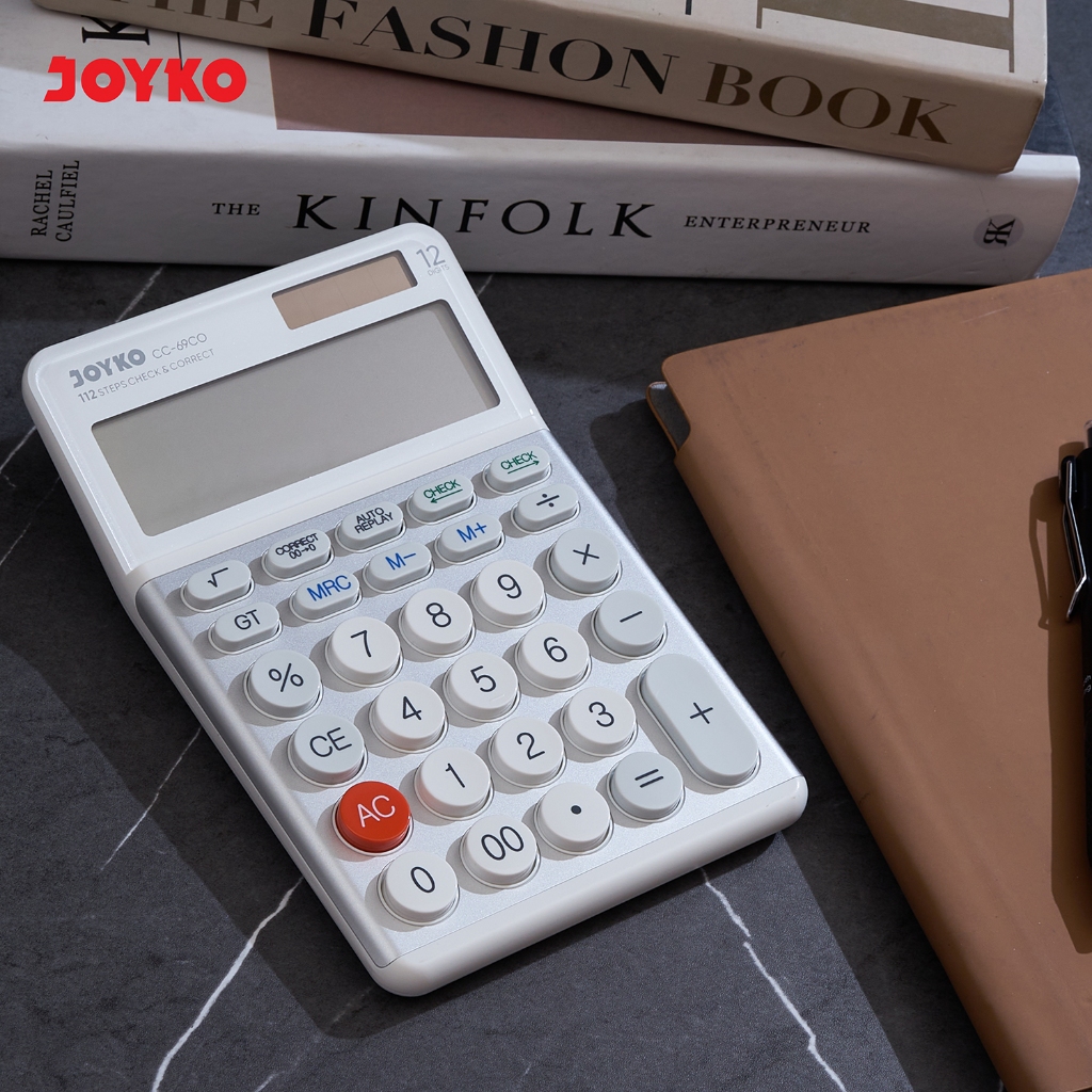 

Joyko Calculator 12 Digit BIG DISPLAY / Kalkulator Joyko 12 Angka LAYAR BESAR CC-69CO