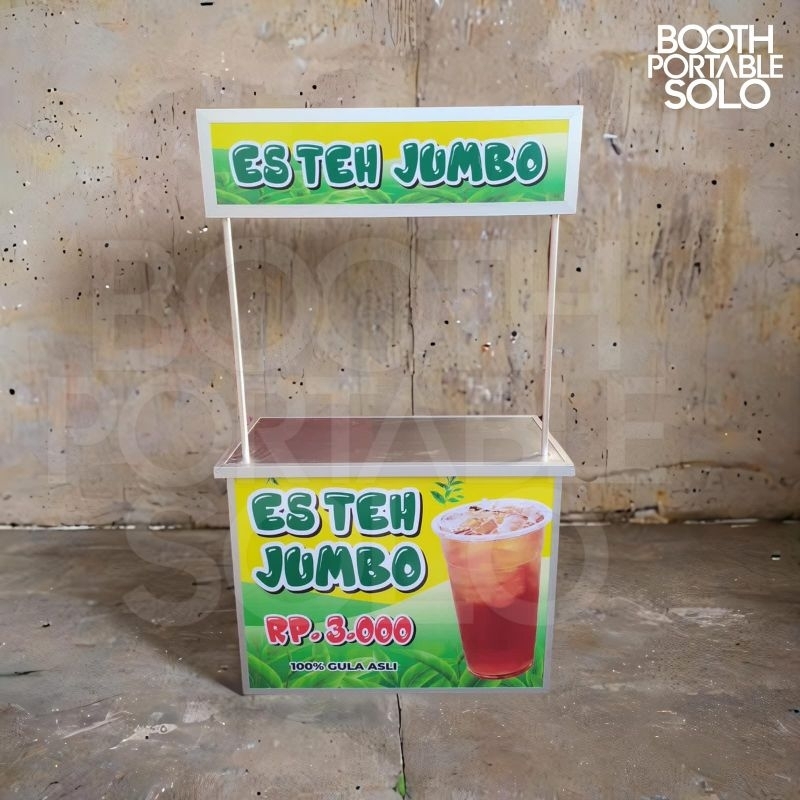 booth portable es teh jumbo