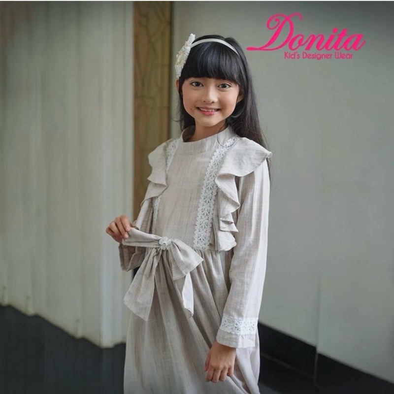 Dress gamis muslim Donita Kids