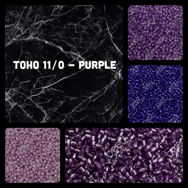 Toho Round Beads 11/0 (Purple)