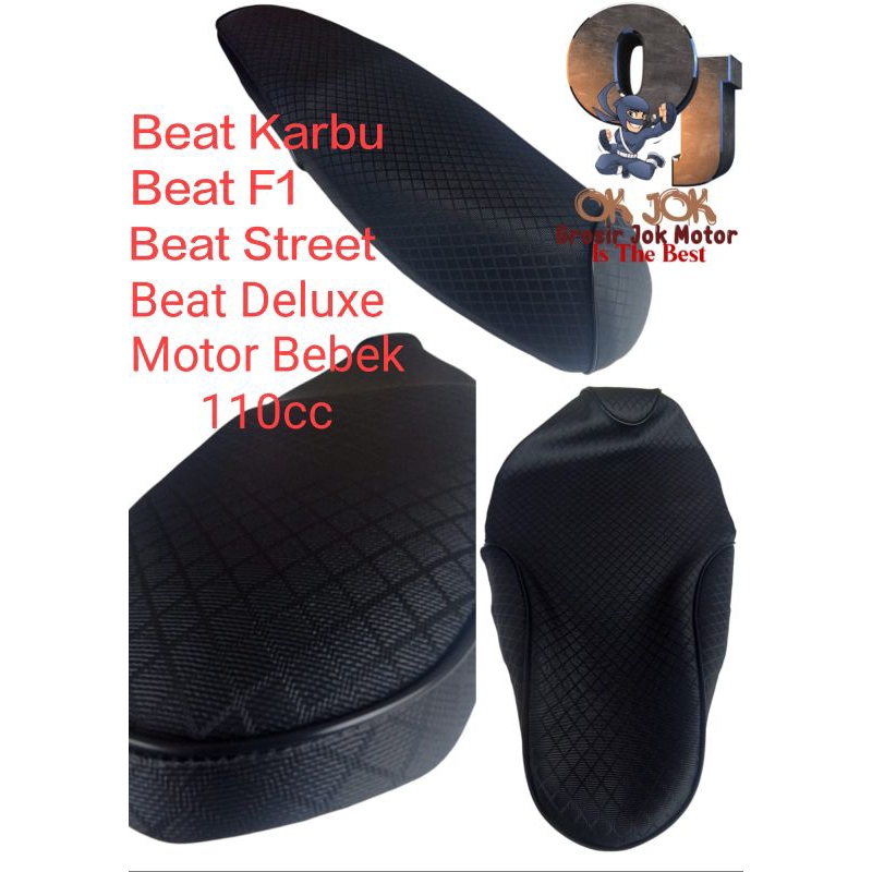 Kulit Jok Motor Beat F1/Sarung Jok Motor Beat Variasi/Grosir Jok Motor