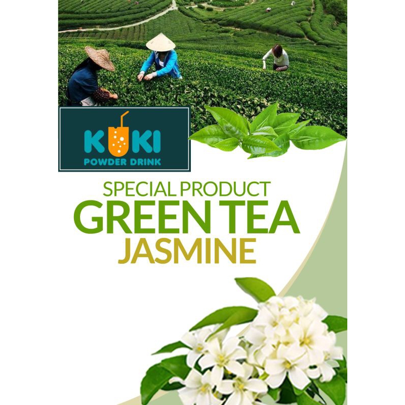 

Jasmine Green Tea BuBuk Minuman Premium 1kg Halal