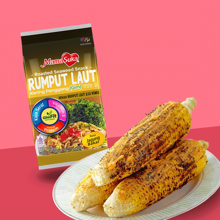 

Mama Suka rumput Laut Kering Panggang Rasa Jagung Bakar 4.5gr @pack (2 pcs)