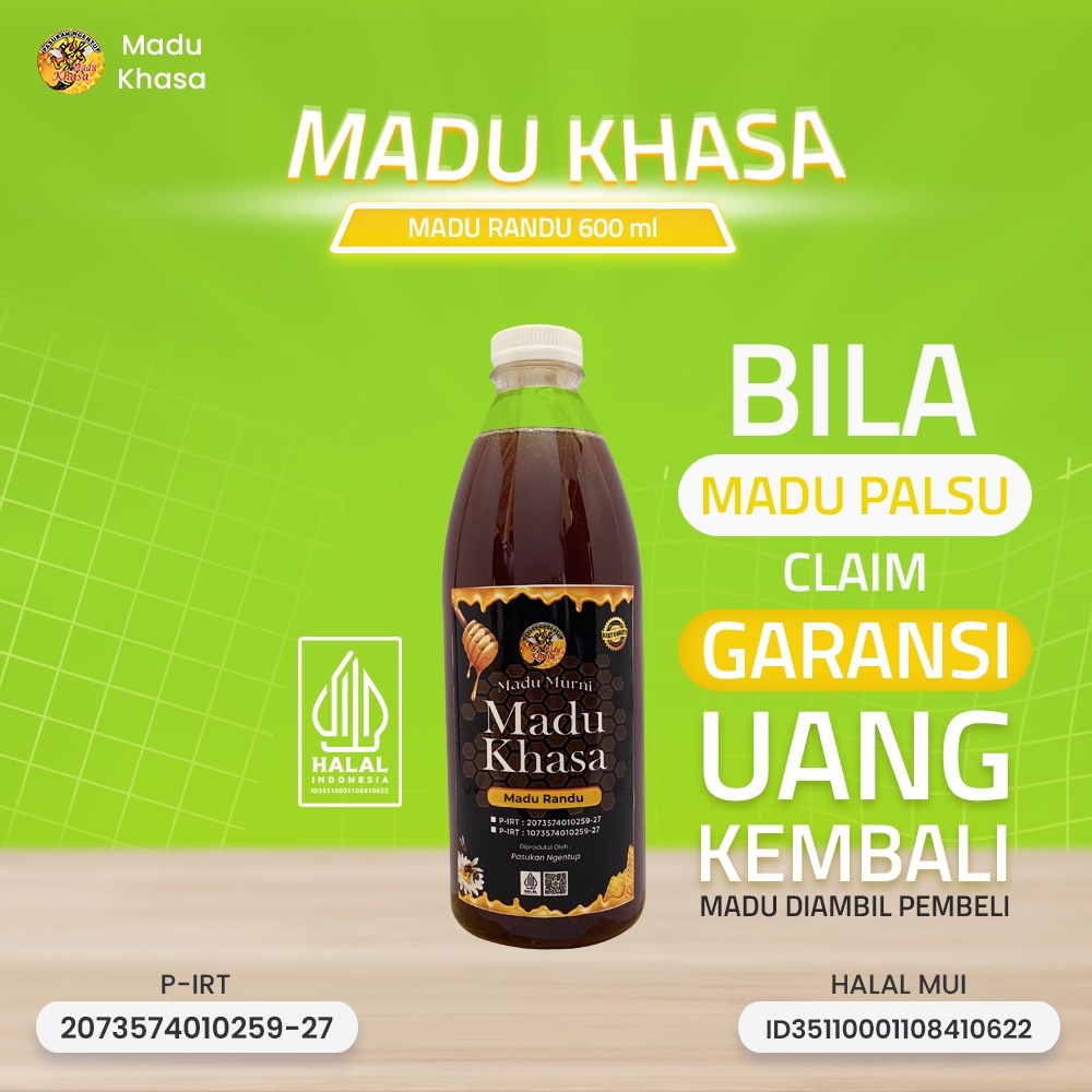 

Madu Randu Premium | Madu Alami dengan Nutrisi Tinggi – MADU KHASA 600 ML