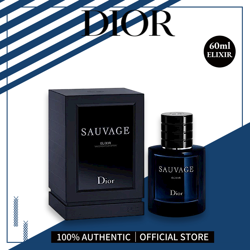 100% Genuine DIOR Sauvage Elixir Parfum Fragrances 60ML Men's Perfume Parfum Pria