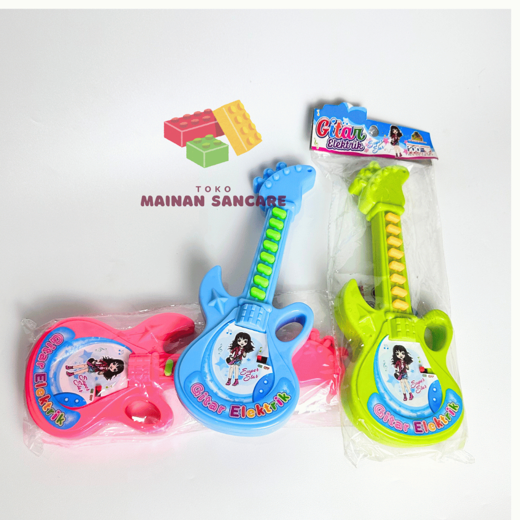 Mainan Anak Murah - Mainan Gitar Anak - Mainan Gitar Piano - Mainan Gitar Tombol Piano - MAINAN ALAT
