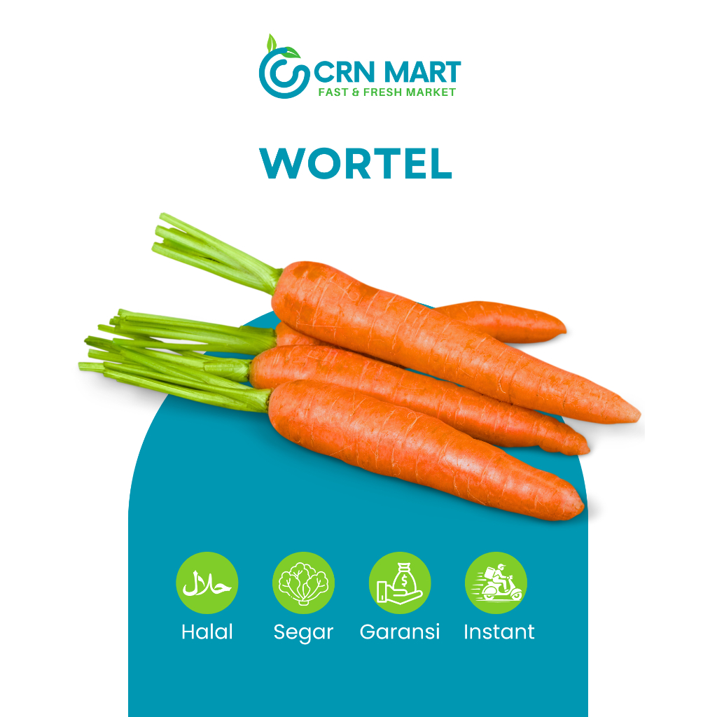 

CRN MART - Wortel Berastagi Segar/Sayuran Segar/Wortel Fresh