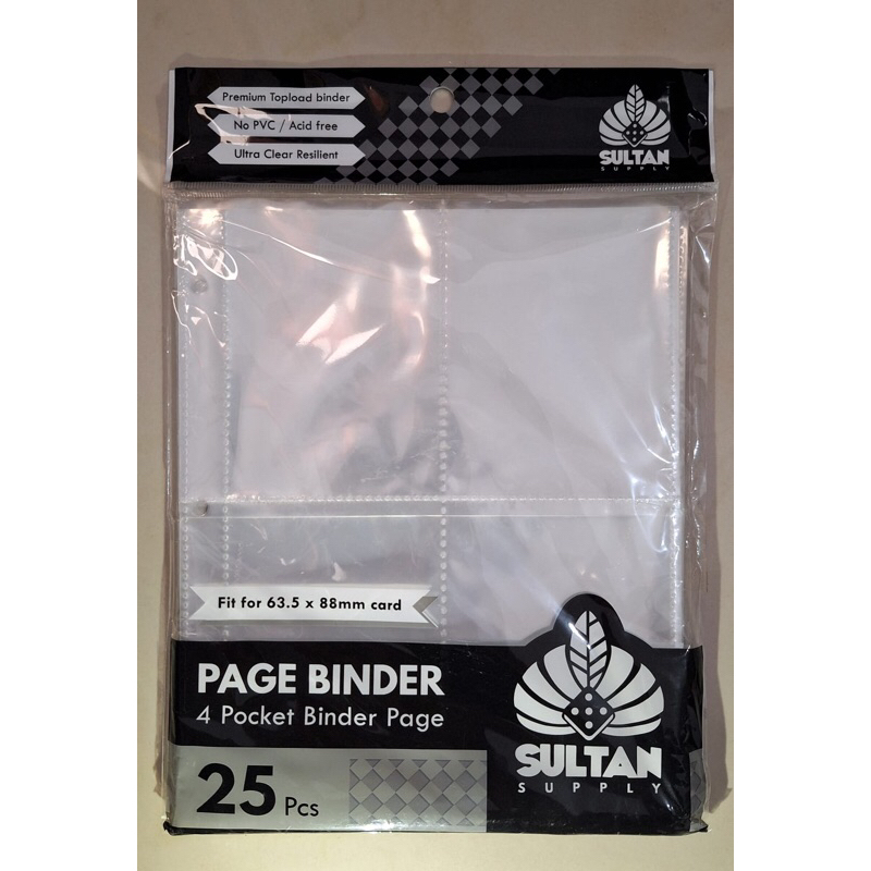 

Sealed Sultan Sleeve Binder A5 4P pages two sides Ring Binder Kpop Photocard