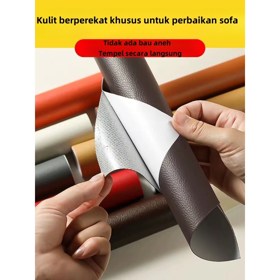 Stiker sofa/stiker reparasi sofa lubang, stiker reparasi kulit, cover reparasi sofa kulit rusak, rep