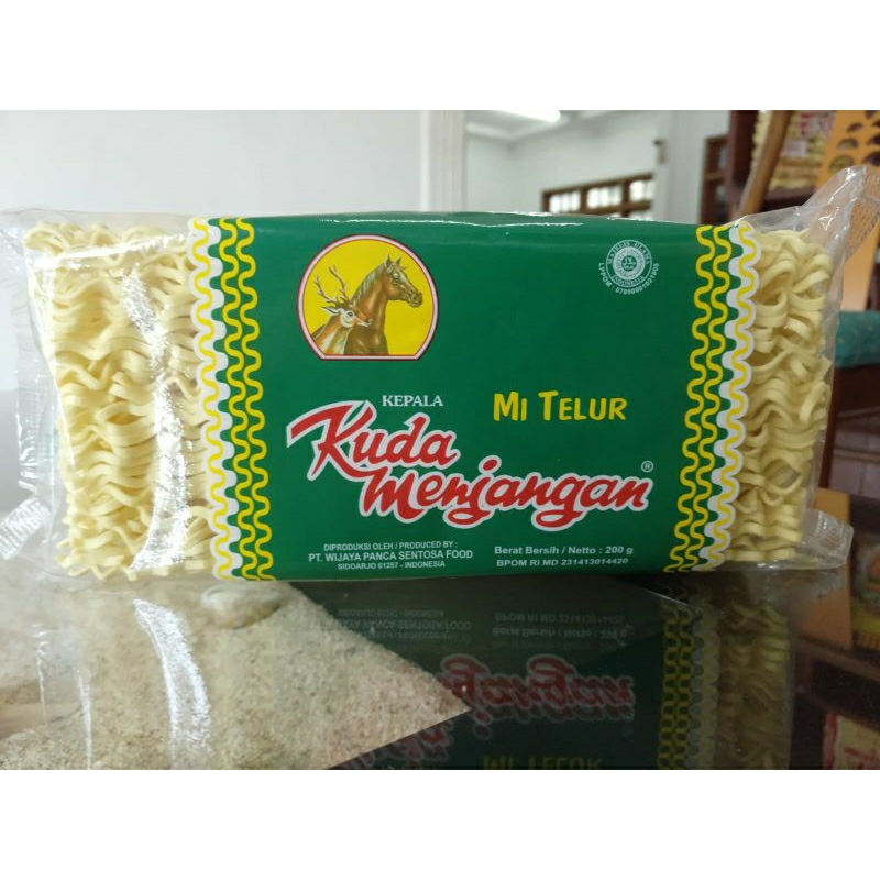 

Mie Telur Keriting Kuda Menjangan 200g