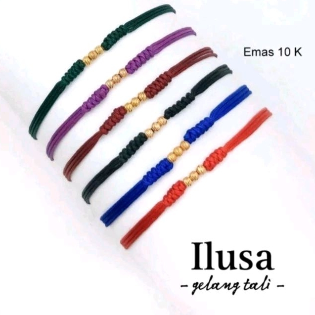 Gelang Tali Ilusa mican3 0,1gram Semar Ismoyo J5