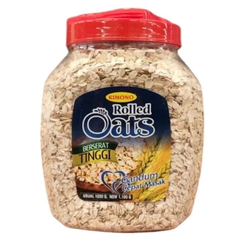 

Kimono rolled oats gandum cepat masak toples 1000gr zt