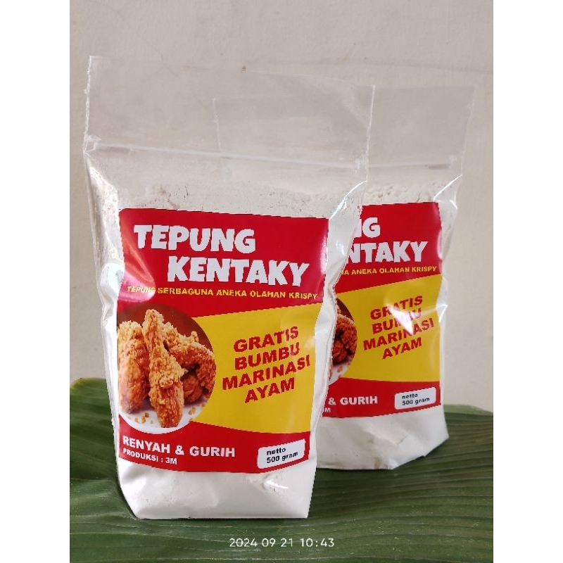 

Tepung Kentaky | Kentucky Fried Chicken Tepung Bumbu Serbaguna 500gram