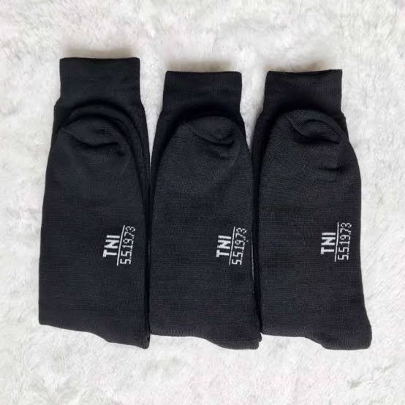 KAOS KAKI TNI HITAM/KAOS KAKI PDL TEBAL-HITAM-PANJANG