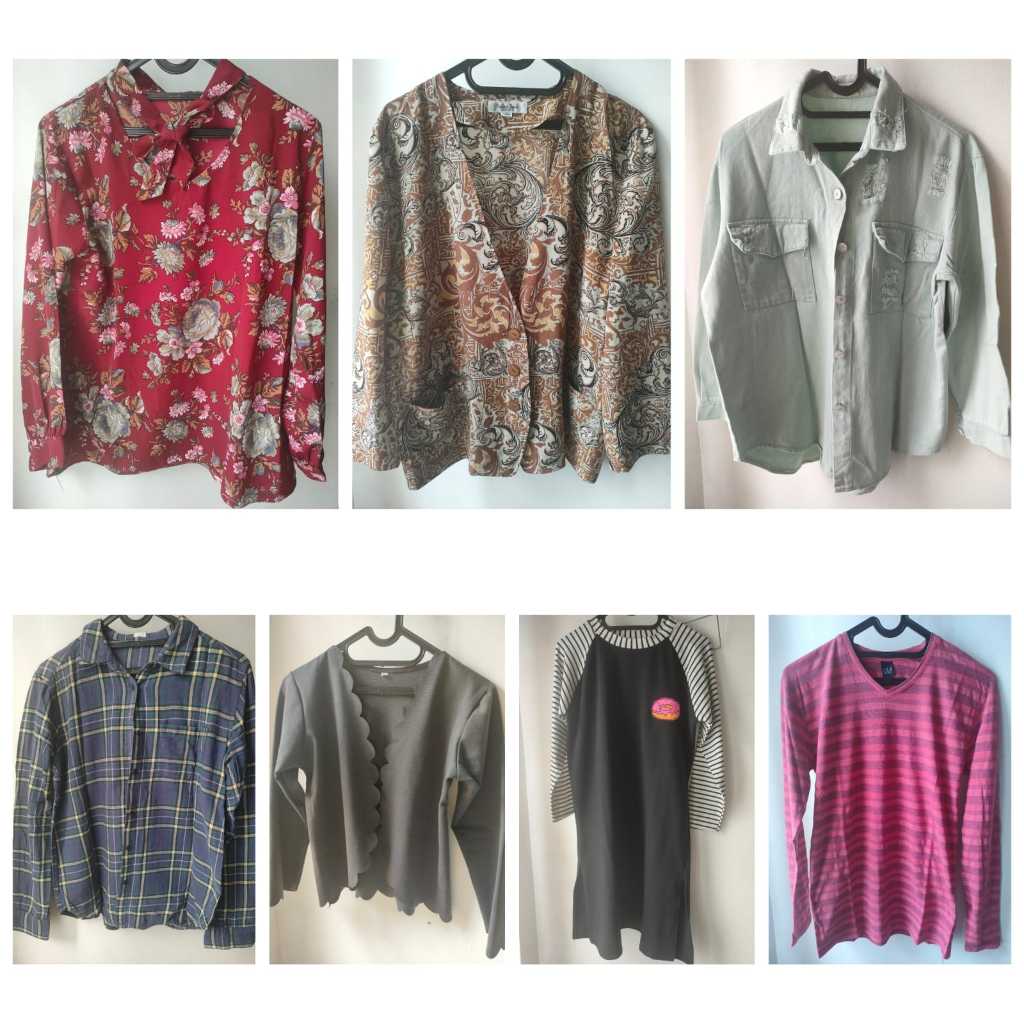 [PRELOVED] KEMEJA / BLOUSE / CARDIGAN / TUNIK / KAOS LENGAN PANJANG
