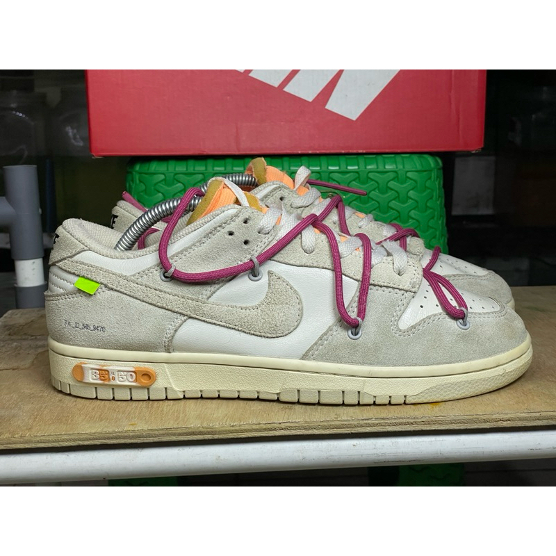 Sepatu Second Atau Preloved Size 42, Nike Off-White X Dunk Low