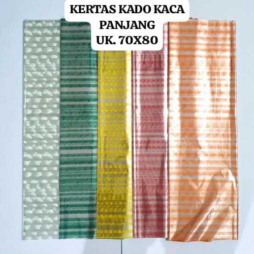 

(ISI 10pcs) Plastik OPP Lembaran Parcel Motif 80x60 cm / Plastik Bingkisan / Plastik Kaca Motif Tipis / Plastik Tumpeng / Souvenir Suvenir