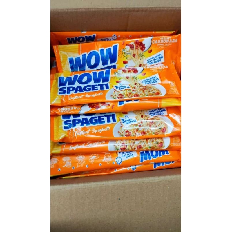 

WOW SPAGHETI INSTAN CARBONARA& BOLOGNESE paket isi 5