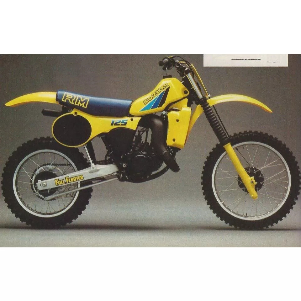 Sticker Decal Suzuki RM125 RM 125 1983 Hatesix