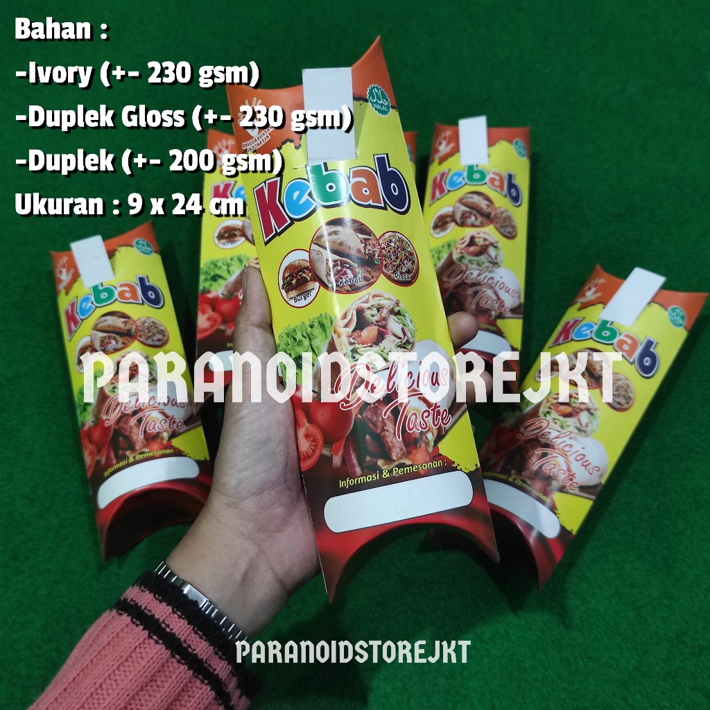 

BUNGKUS KEBAB MURAH PROMO BAHAN IVORY DUPLEK BIRU MUDA DUS KARDUS KEBAB