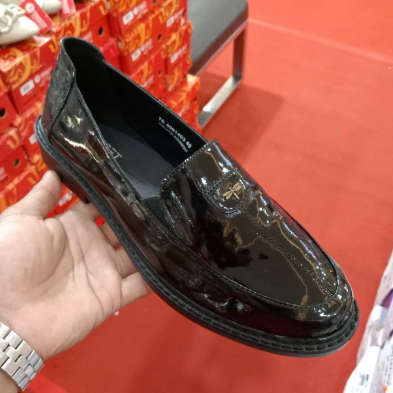TRISET SEPATU PANTOFEL WANITA | SEPATU KERJA GLOSY | ORIGINAL