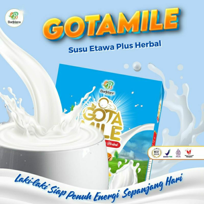 

GOTAMILE susu khusus untuk pria . laki-laki siap penuh Energi sepanajang hari