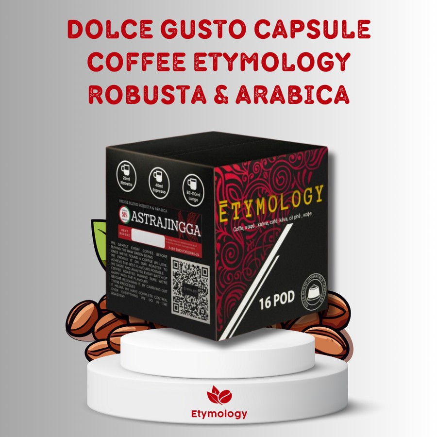 

KOPI KAPSUL ETYMOLOGY DOLCE GUSTO KAPSUL HOUSE BLEND ROBUSTA & ARABICA - ASTRAJINGGA