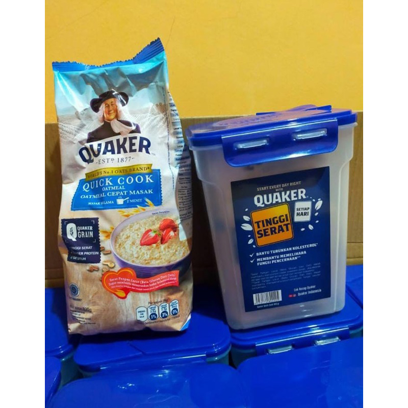 

Quaker Quick Cook Oatmeal 800gr free box kontener