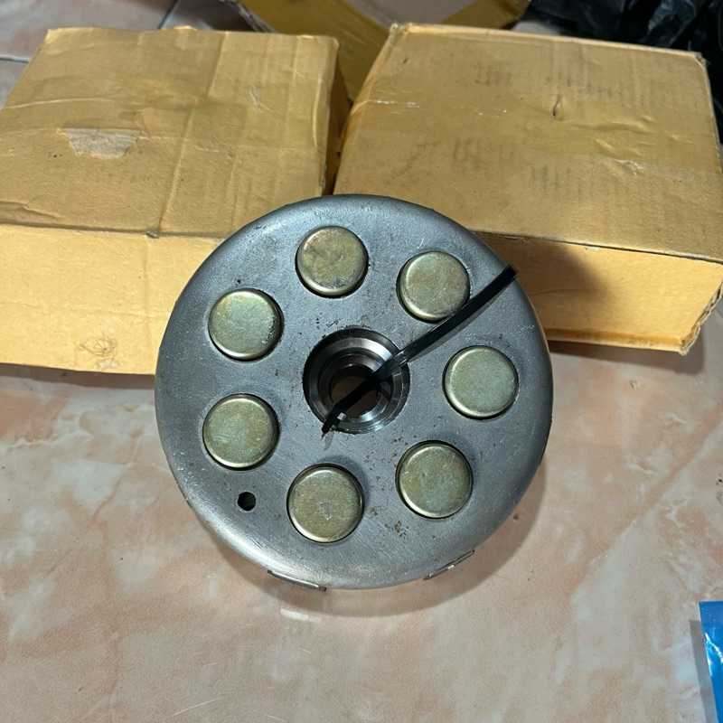 KOPLING KOMPLIT VESPA SPARTAN MATA 23T/KOPLING PER 7 SET VESPA SPARTAN GIGI 23