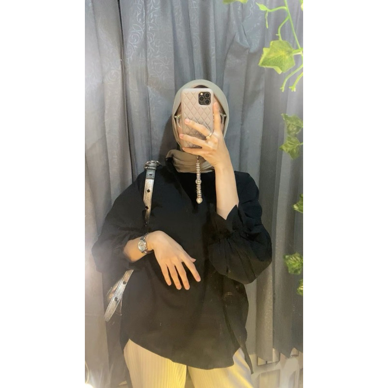 Kemeja Oversize Unique Black