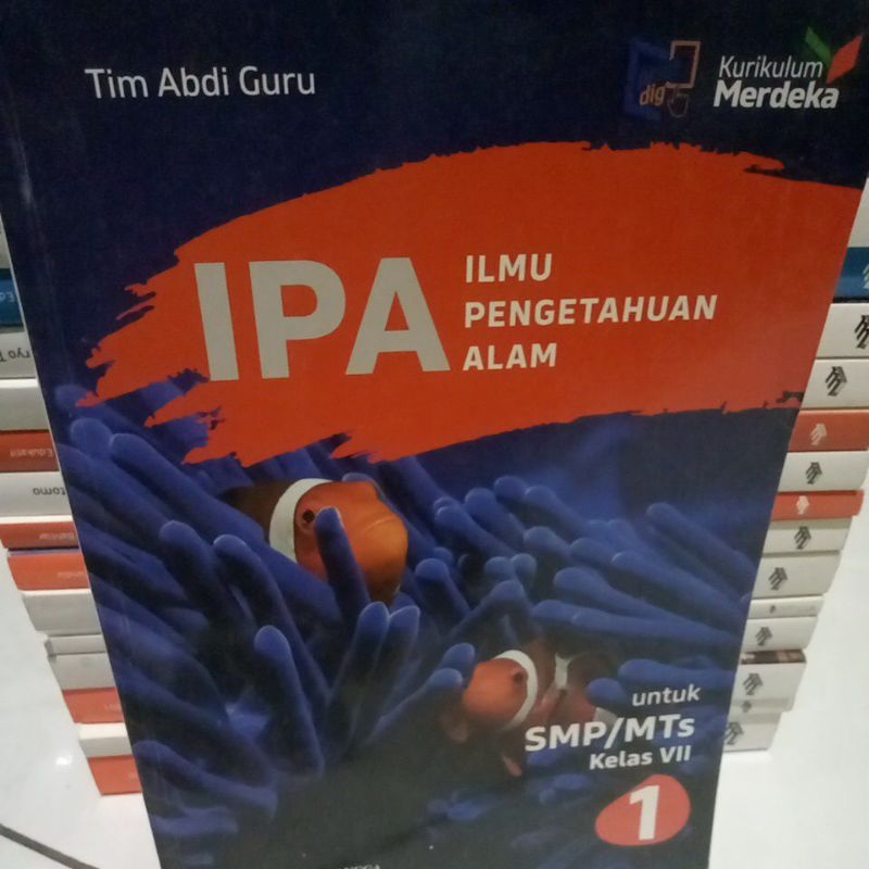 buku IPA kelas 7 penerbit Erlangga kurikulum merdeka
