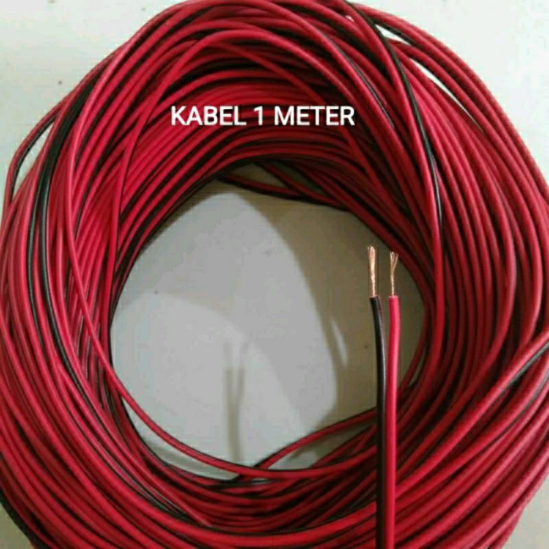 Kabel METERAN Kualitas Super Motor hitam/merah