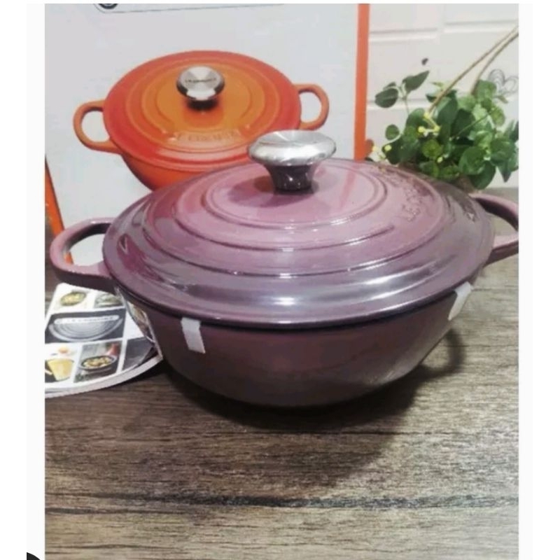 Le creuset soup pot Fig 24cm/panci sup besi