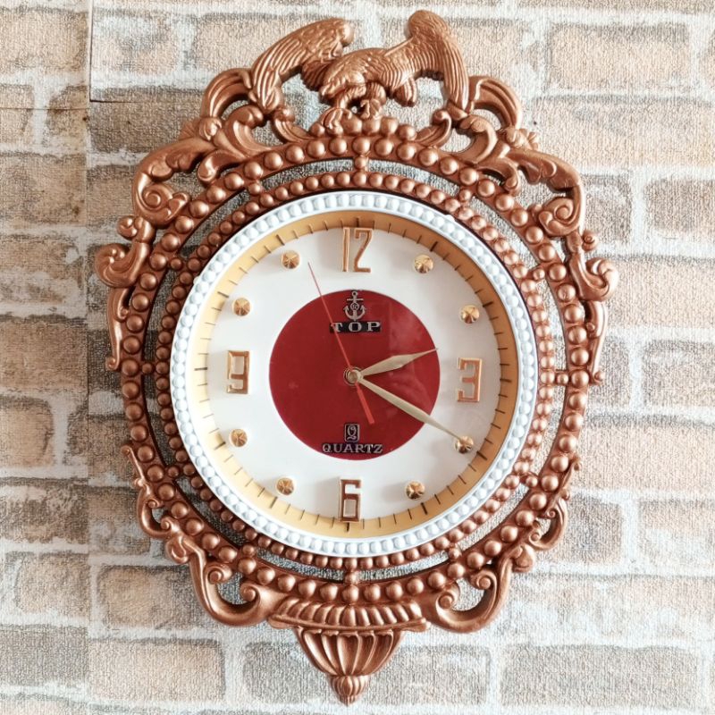 Jam dinding antik unik jadul merk TOP