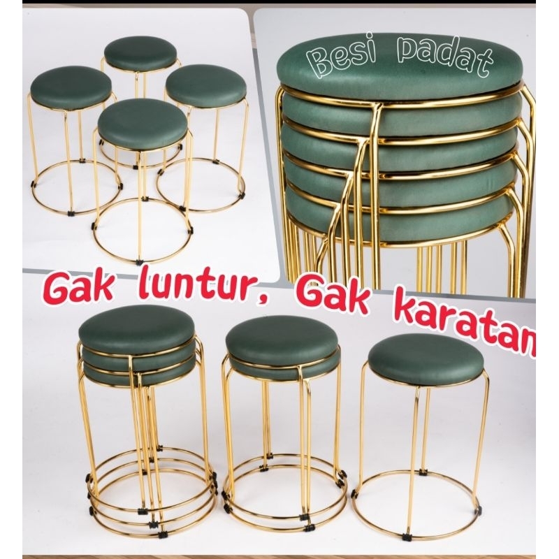 kursi oreo besi/kursi bar oreo/kursi cafe bulat/kursi bar/kursi murah/kursi besi