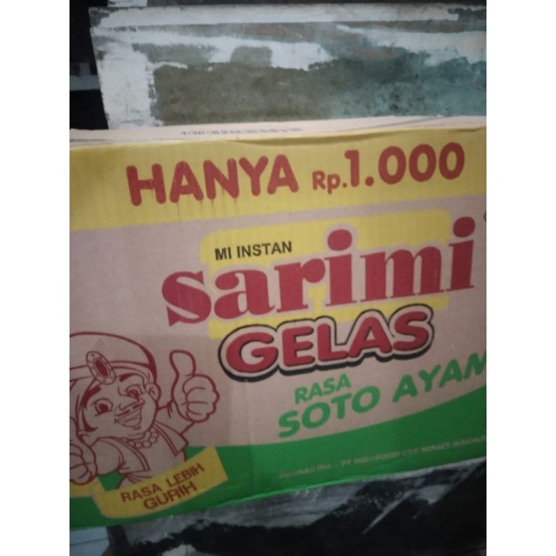 

Sarimi gelas all rasa 1 dus