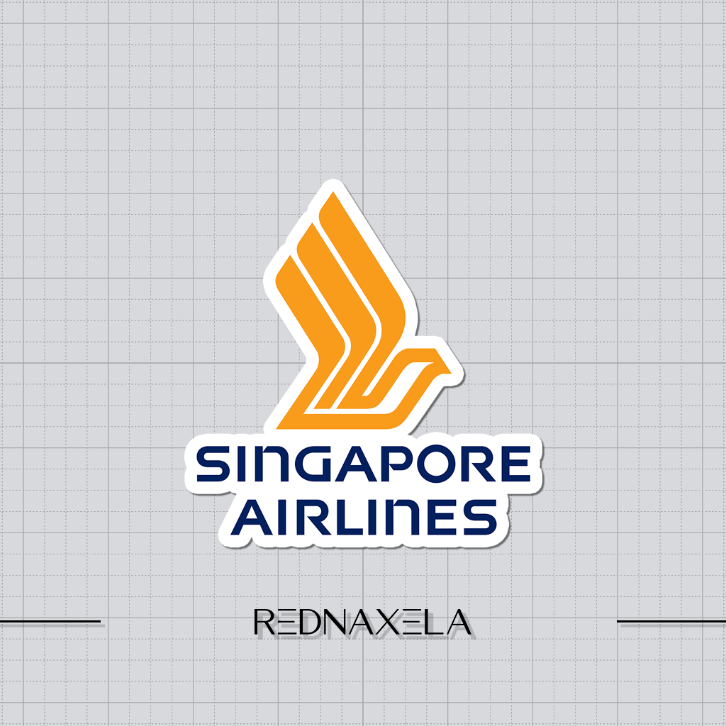 

Stiker Vinyl Singapore Airlines 2 Stiker Koper Outdoor Waterproof Sticker