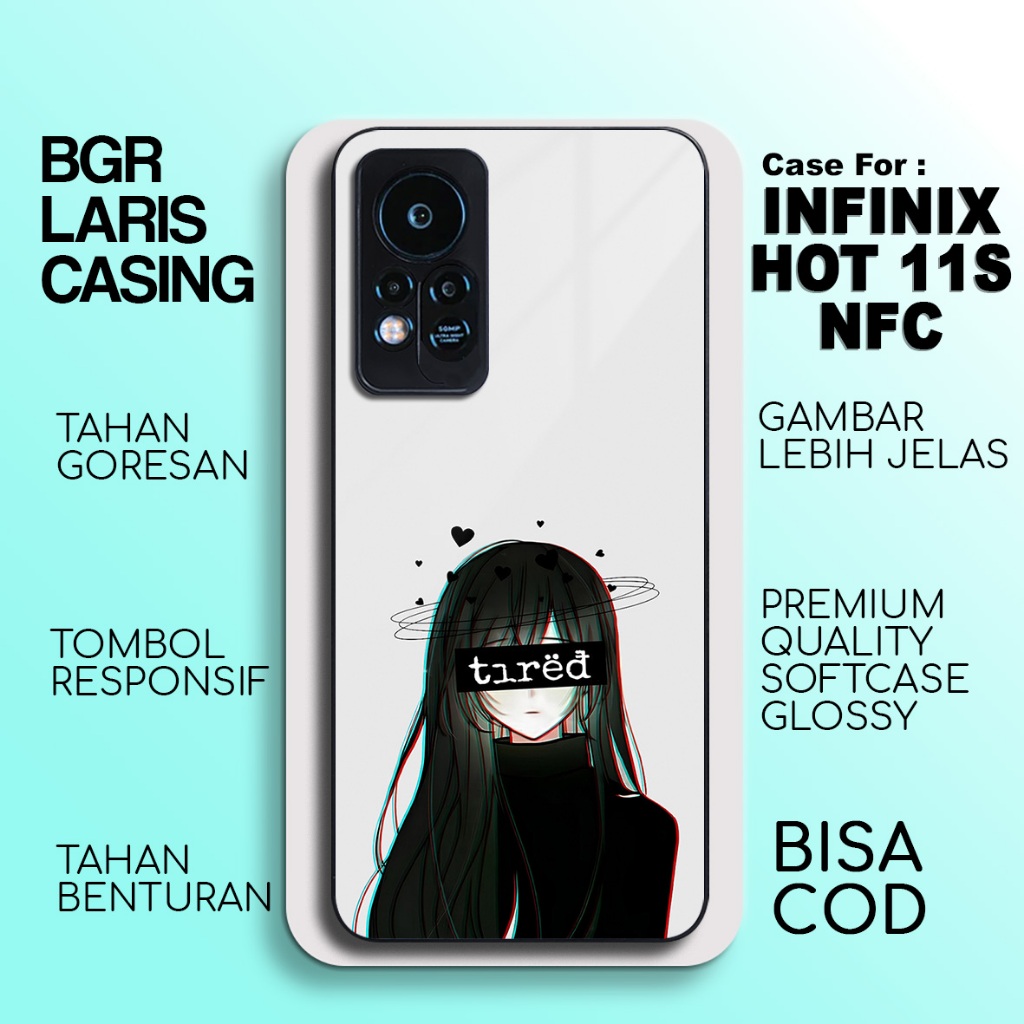 Case Infinix Hot 11S Nfc Terbaru Anime New Hardcase Softcase Glossy Casing Hot 11S Nfc Terlaris