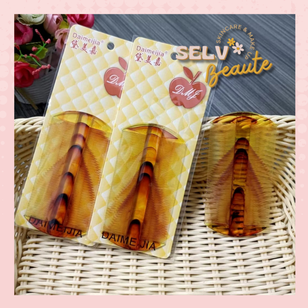 Sisir Kutu dai mei jia/ Sisir Serit coklat bening /Sisir serit import hello batam