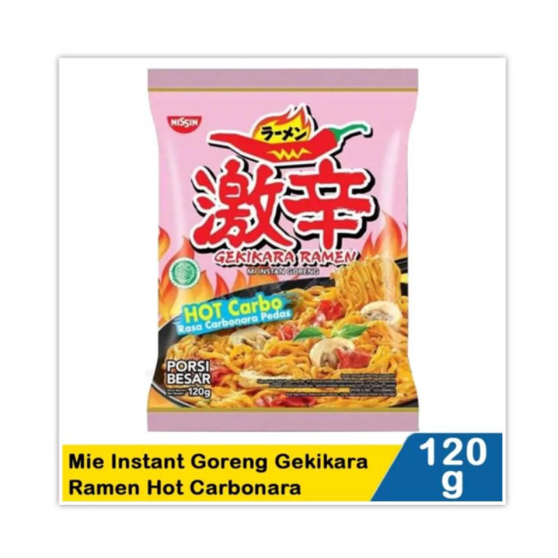 

Gekikara Ramen Hot Carbonara 120 gr Mie Instan