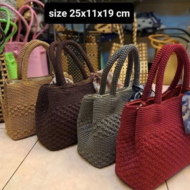 Tas Webe Syal / Tas Rajut Webe Wanita Rajut Galawi