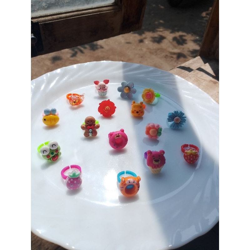 Cincin Anak/cincin clay/cincin anak lucu/clay