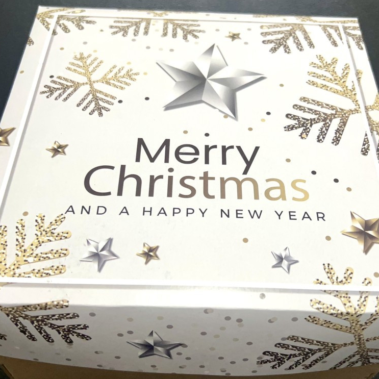 

Dus Puding Merry Christmas 30x30 Cm Kotak Cake Marmer Brownies Box Kue Lapis Legit Packaging