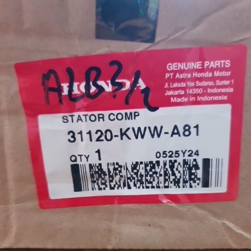 STATOR COMP (SPULL COMPLITE) 31120-KWW-A81
