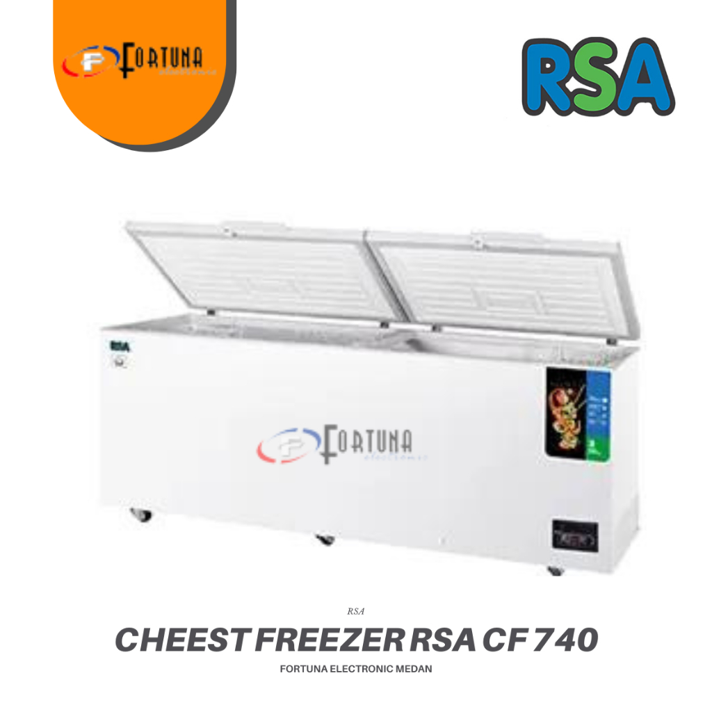 CHEEST FREEZER RSA CF740 / CF 740 NEW TYPE 700 LITER MEDAN