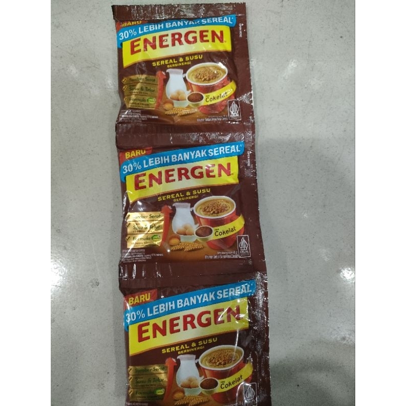 

Energen cokelat 35g X 5sachet