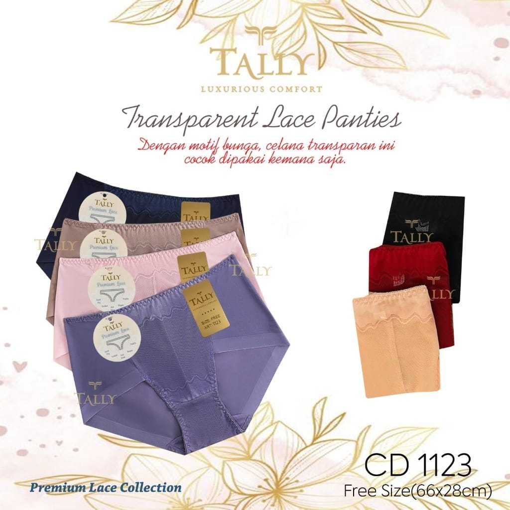 TALLY- CELANA DALAM WANITA RENDA - FREE SIZE - 1123